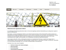 Tablet Screenshot of ib-helfrich.de